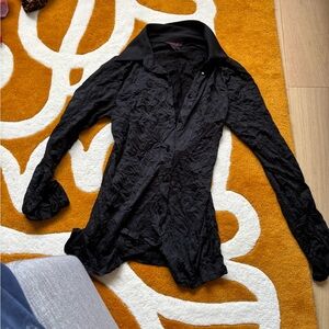 Simon Chang Charcoal Button-Up Shirt